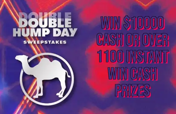 Camel Double Hump Day Instant Win Game and Sweepstakes (1100+ Prizes)