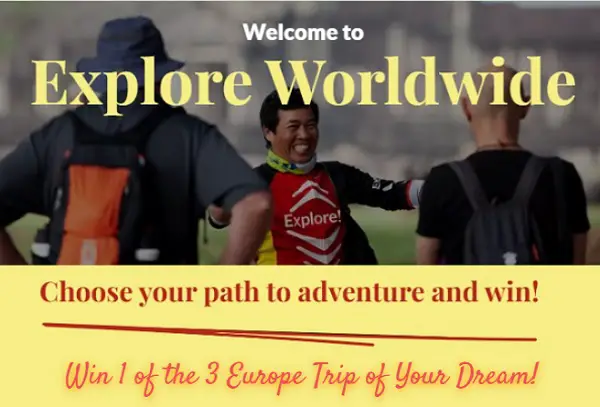 Explore Worldwide Europe Trip Giveaway