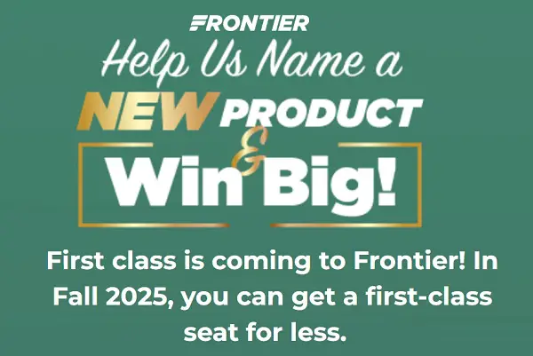 Frontier Airlines One Million Air Miles Giveaway