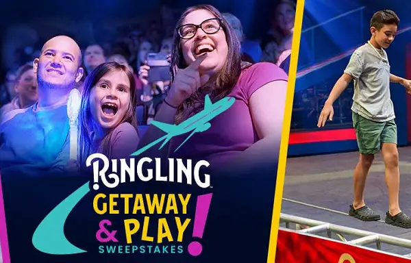 Ringling Getaway & Play Sweepstakes: Win a Free Trip To Nashville! (3 Winners)