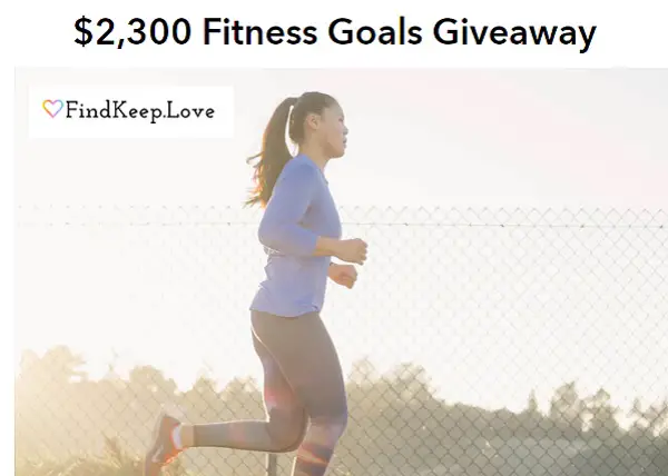 Fitness Goals Giveaway: Win $400 Gift Card & More