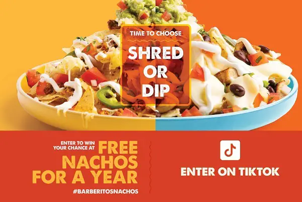 Win Free Barberitos Nachos for a Year (2 Winners)