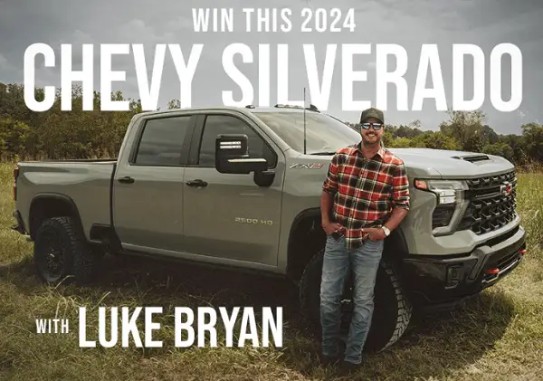 Win a 2024 Chevy Silverado 2500 HD ZR2 or $63,000 Cash