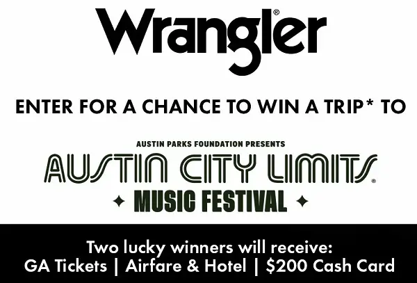 Win Trip to Attend Austin City Limits Festival! (2 Winners)