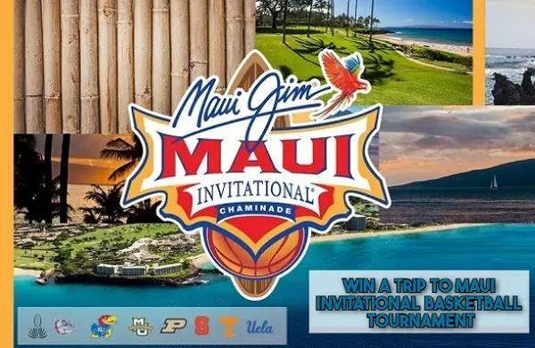 Maui Invitational Basketball Tournament Experience Sweepstakes 2021