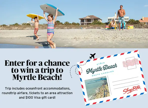 Shoprite End of Summer Myrtle Beach Vacation Giveaway