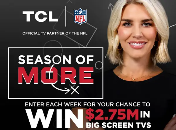 Win a Free TCL TV Every Week - 750 Winners!