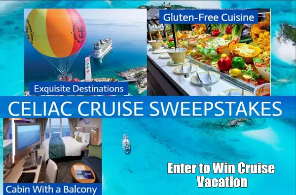 Wow Baking Company 2024 Celiac Cruise Vacation Giveaway