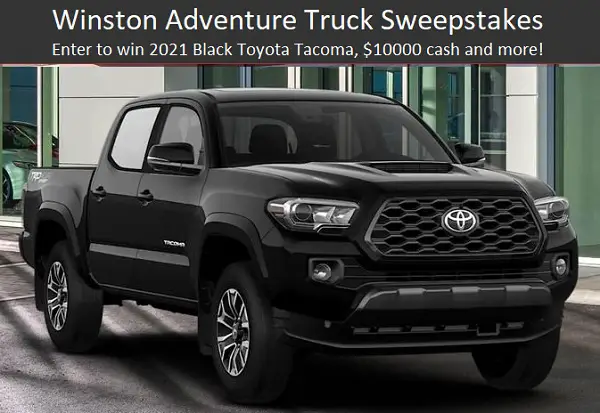 Winston Truck Sweepstakes: Win 1970 Chevrolet Truck, $30000 Cash and More!