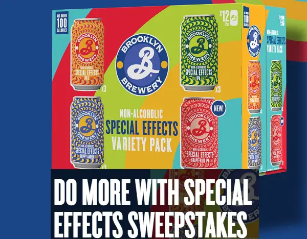 Brooklyn Brewery Do More with Special Effects Sweepstakes: Win a Trip Package