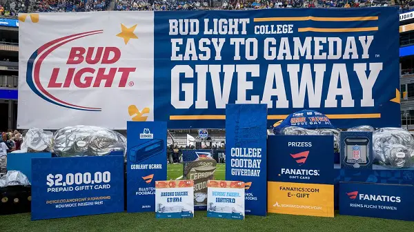 Bud Light Easy to Gameday Sweepstakes: Instant Win College Football Game Tickets, Gift Codes & More