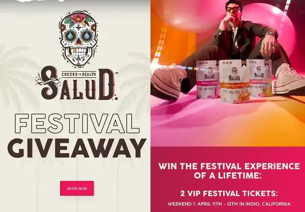 Taste Salud Festival Giveaway: Win a Free Trip to Attend Coachella Festival!