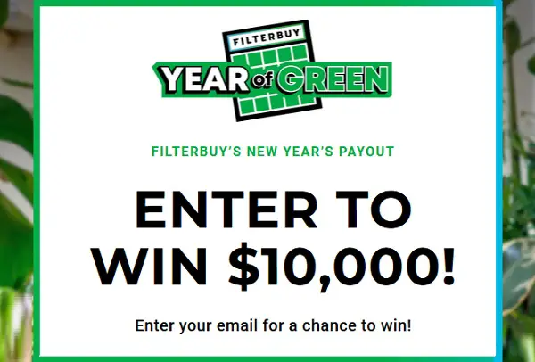 Filterbuy's New Year's Giveaway: Win $10000 Cash