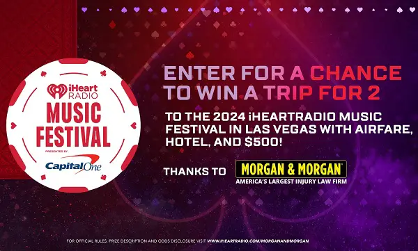 iHeartRadio Morgan & Morgan Music Festival Trip Giveaway