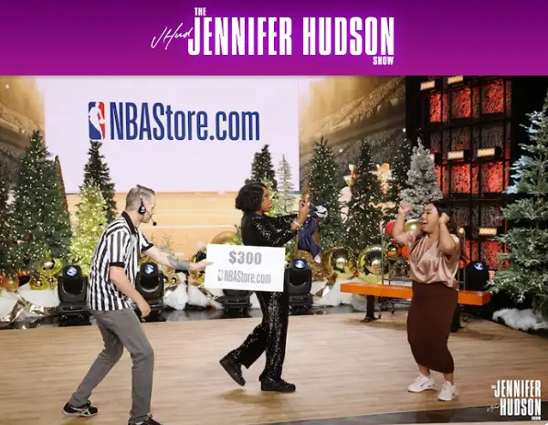 Jennifer Hudson Show NBA Store $300 Gift Card Giveaway
