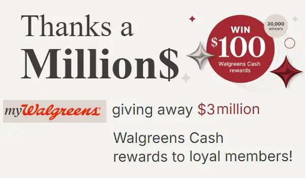 Million Dollar Cash Contest: Win Cash & $500 Free Amazon Gift Cards