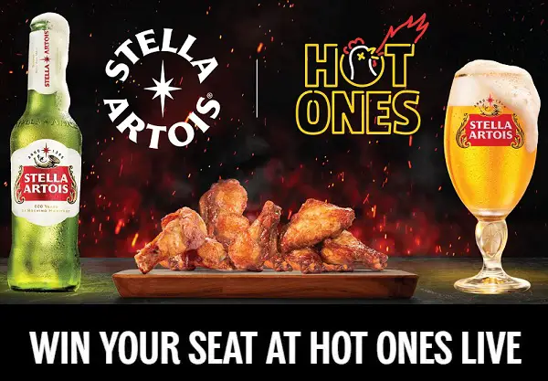 Stella Artois Hot Ones Live Sweepstakes: Win a Trip to Chicago Event