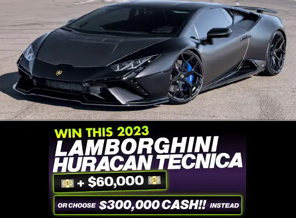 Tuner Cult Lamborghini Car Giveaway: Win Car or $300,000 Free Cash Prize