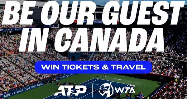 WTA Tennis Sweepstakes: Win a Trip to Canada National Bank Open