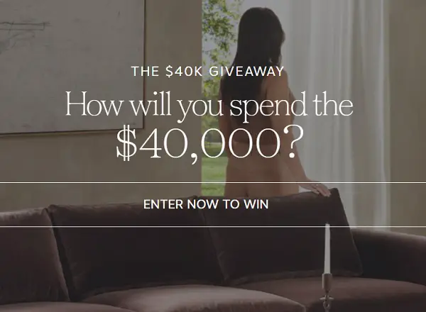 Scout and Nimble $40K Free Furniture Giveaway