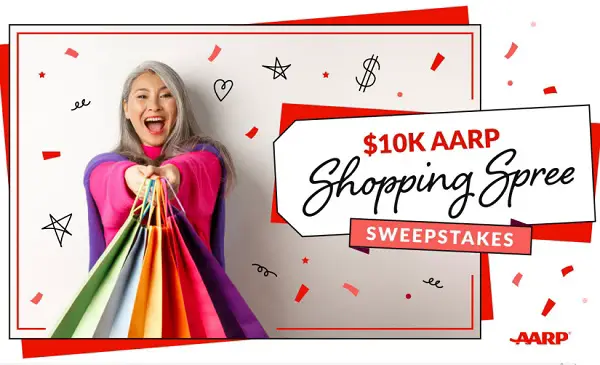 AARP $10k Shopping Spree Sweepstakes 2024