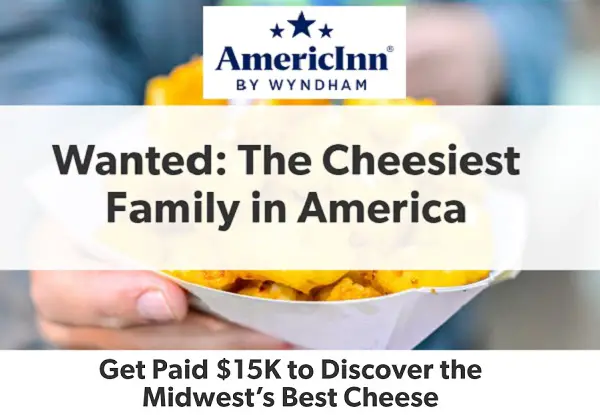 Wyndham Hotels Americinn Cheesiest Family Contest: Win Free Family Vacation