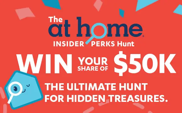 At Home Scavenger Hunt Giveaway: Win At Home Gift Card for Free! (6700+ Winners)