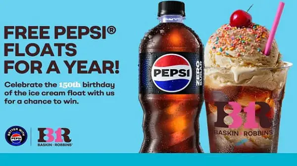 Pepsi Win Free Baskin-Robbins Floats For a Year Giveaway