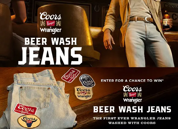 Coors Banquet Wrangler Beer Wash Jeans Giveaway (200 Winners)