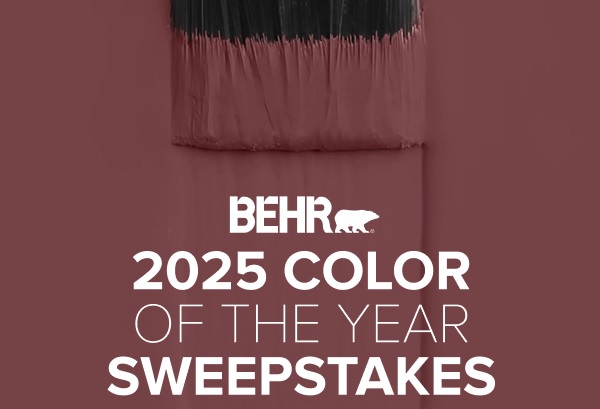 Behr 2025 Color of The Year Sweepstakes: Win $10000 Cash for A Rumors Makeover