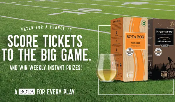 Bota for Every Play Sweepstakes: Win Free Trip to 2025 Super Bowl or Weekly Instant Win Prizes!