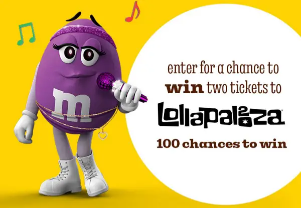 Capture the Color With MMS Giveaway: Win Tickets for Lollapalooza Festival (100 Winners)