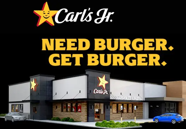 Carl’s Jr Burger Giveaway: Instant Win Free Burgers & Large Fries (25K Prizes)