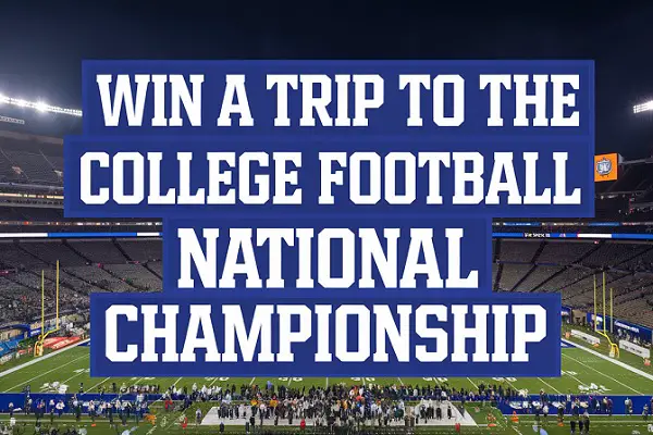 Win a Trip to the College Football Playoff National Championship!