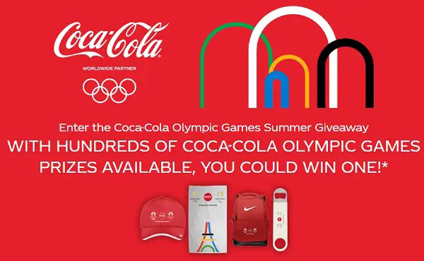 Coca-Cola Olympic Games Summer 2024 Instant Win Game (500 Prizes)