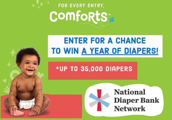 Comforts Sweepstakes: Win Free Diapers for a Year with $650 Kroger Gift Cards (10 Winners)
