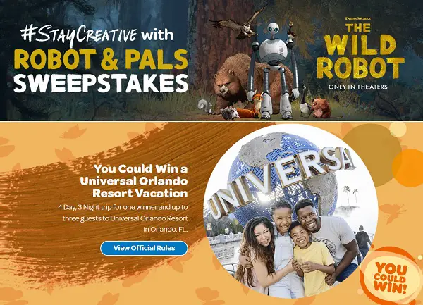 Win a Trip to Universal Orlando Resort in Orlando!