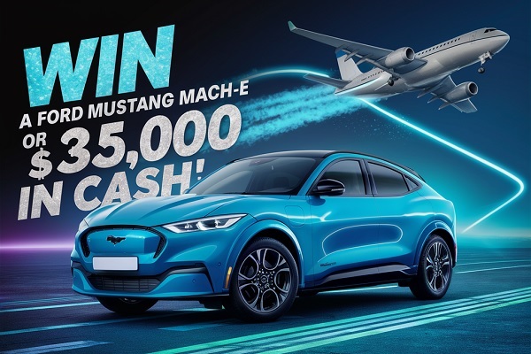 Crunch Summer Giveaway 2024: Win a Ford Mustang Mach-E OR $35,000 in cash!