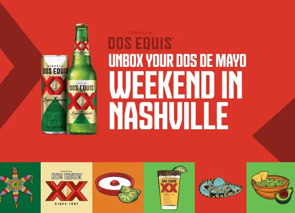 Dos Equis Xxtend Cinco Nashville Fiesta Giveaway! (5 Winners)