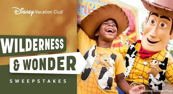 Disney Vacation Club Wilderness and Wonder Sweepstakes: Win Trip to Disney’s Fort Wilderness Resort