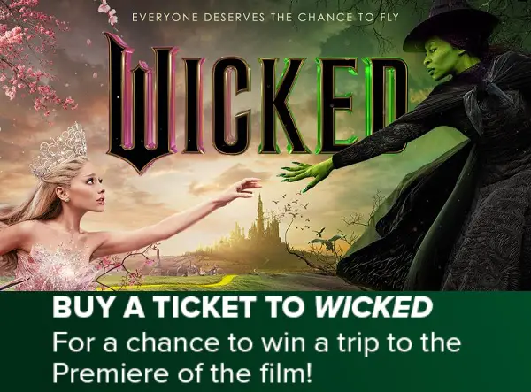 Fandango’s Wicked World Premiere Sweepstakes: Win a Trip!