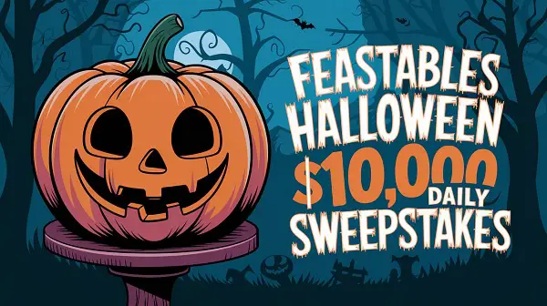 Feastables Halloween $10,000 Daily Cash Giveaway (30 Winners)