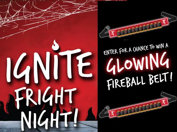 Fireball Halloween Sweepstakes: Win Free Glowing Fireball Belts (400 Winners)