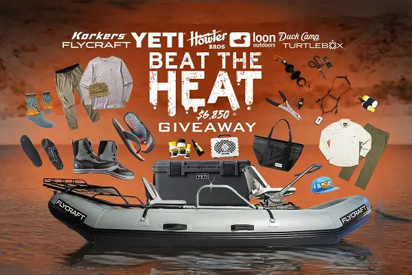 Korkers Flycraft Fishing Boat Giveaway: Win Boat, Free Merch, Outdoor Gear & More