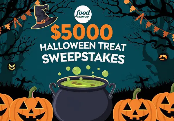 Food Network $5000 Halloween Treat Sweepstakes 2024