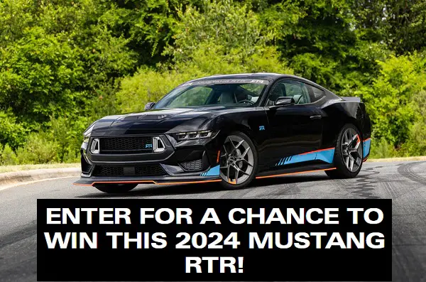 Autozone RTR Vehicles Sweepstakes: Win 2024 Ford Mustang RTR!