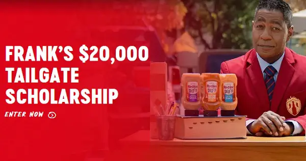 Frank’s RedHot Scholarship Contest: Win $20000 Scholarship for Tailgating!