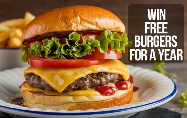 Win Free Burgers for A Year! (30 Winners)