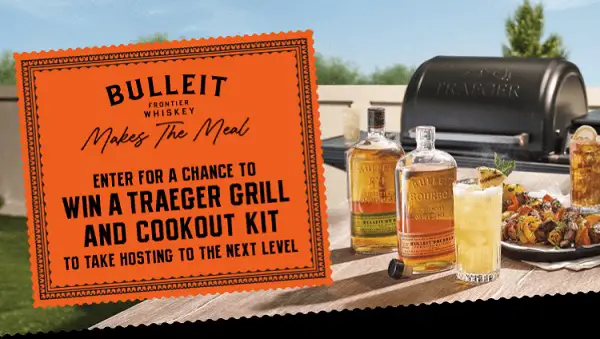 Bulleit Free Grill Kit Giveaway: Win Grilling Prize Package (10 Winners)