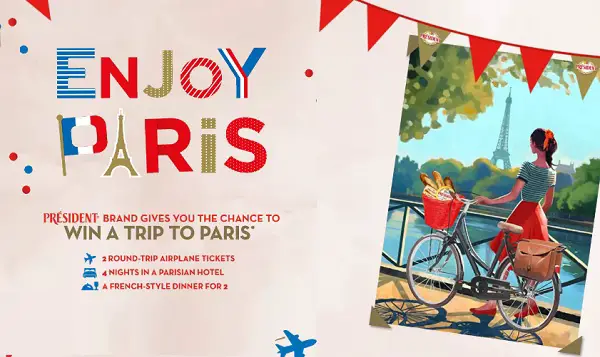 Win a Trip for two to Paris, France! (5 Winners)